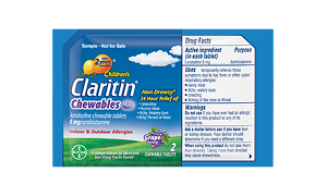 Children's Claritin® Chewables 24-Hour - 2 ct